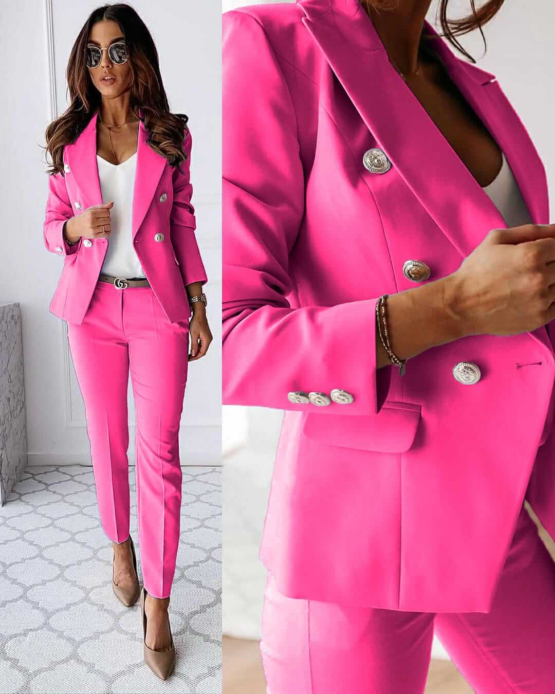 Ensemble Blazer Femme Chic 2