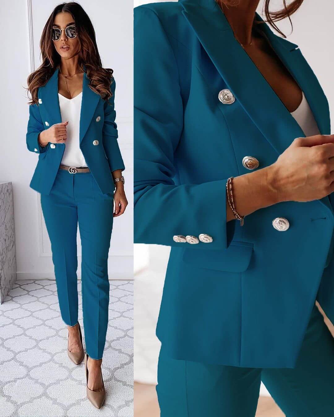 Ensemble Blazer Femme Chic 3