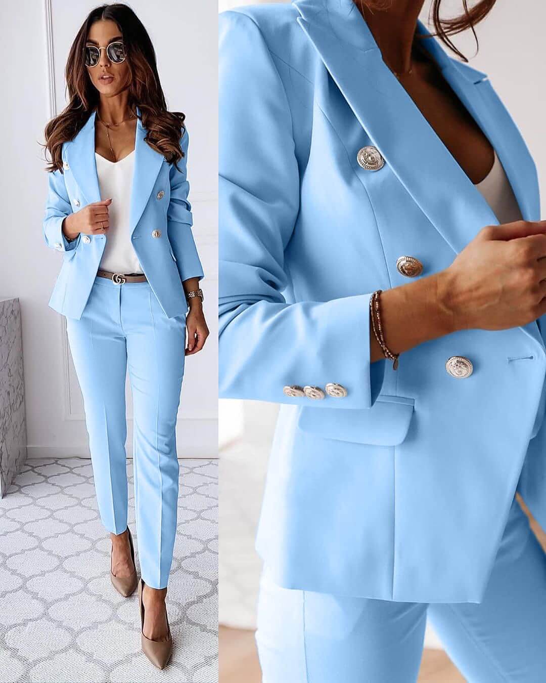 Ensemble Blazer Femme Chic 5