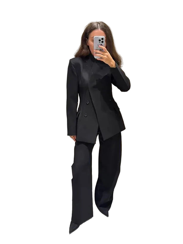 Ensemble Blazer et Pantalon pour Femmes Chic 0