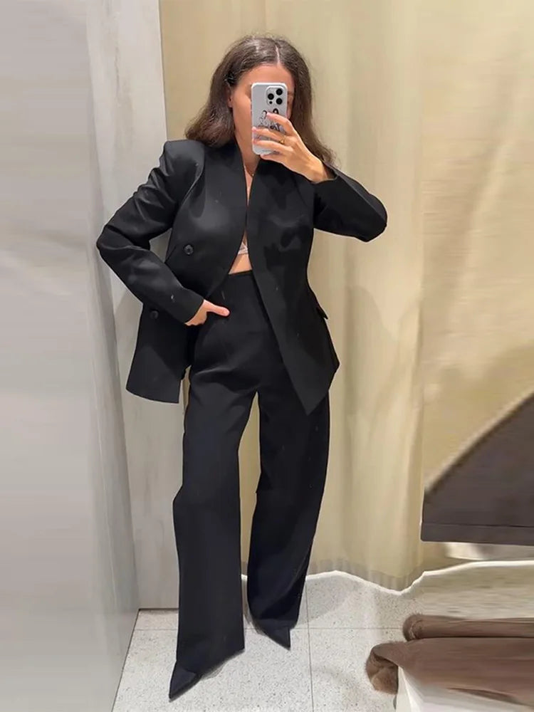 Ensemble Blazer et Pantalon pour Femmes Chic 1