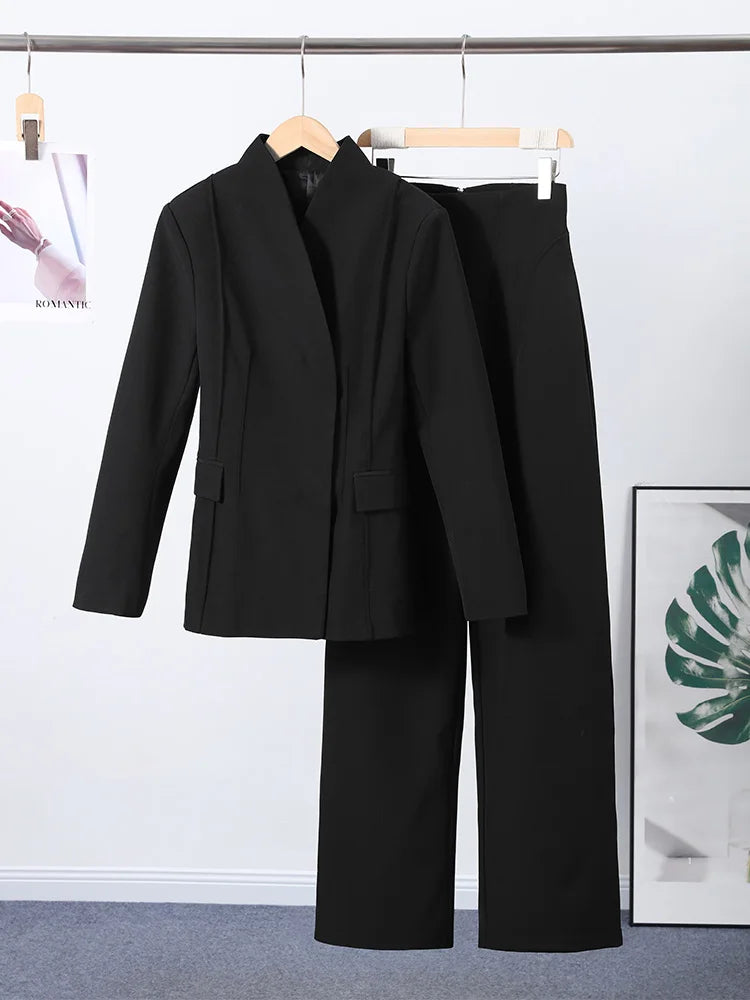 Ensemble Blazer et Pantalon pour Femmes Chic 4
