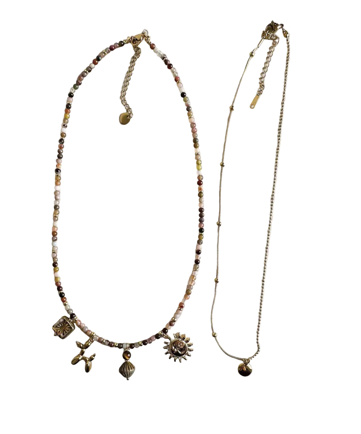 Ensemble Collier Femme Ras du Cou Perles et Pendentif 1