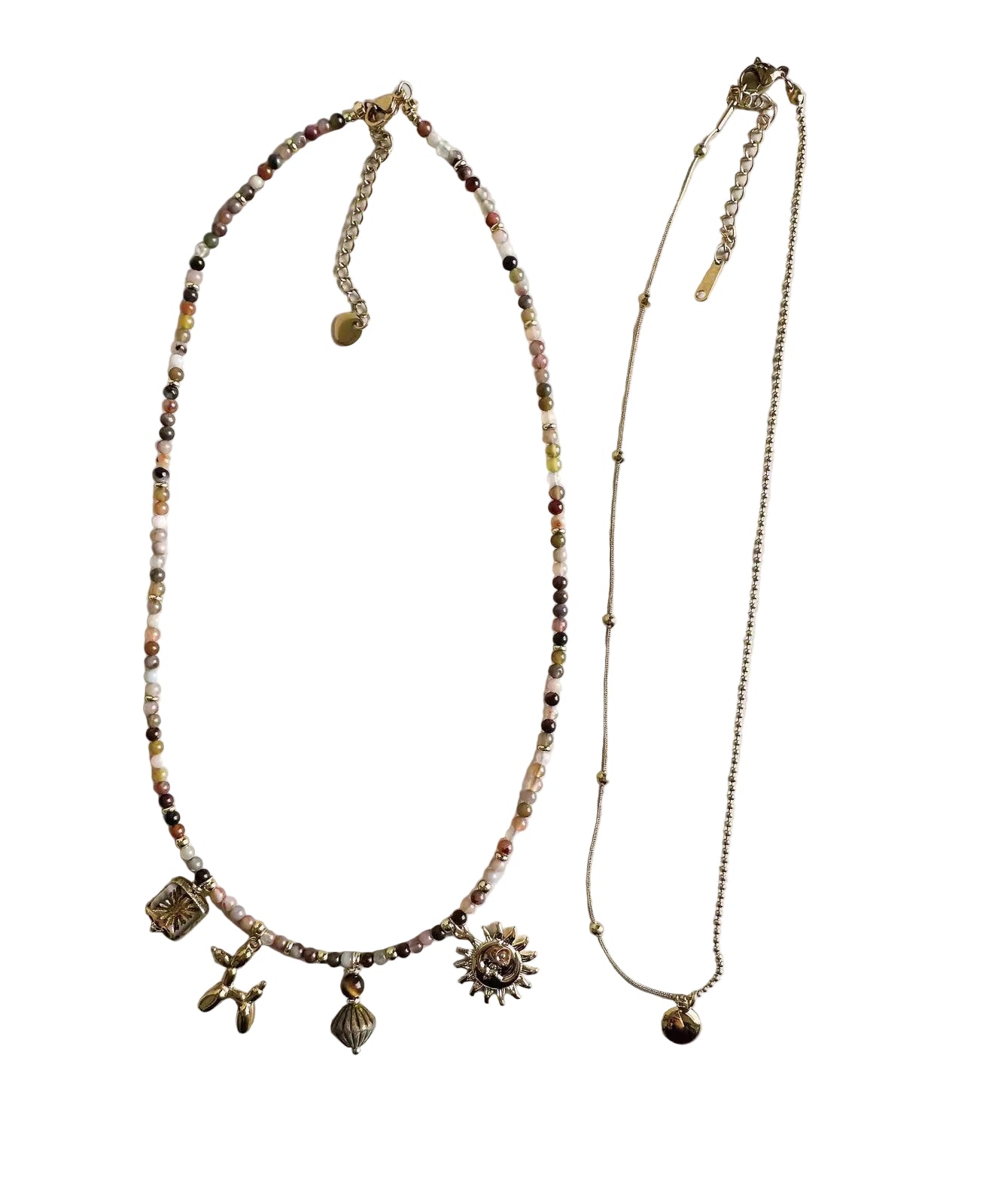 Ensemble Collier Femme Ras du Cou Perles et Pendentif 1