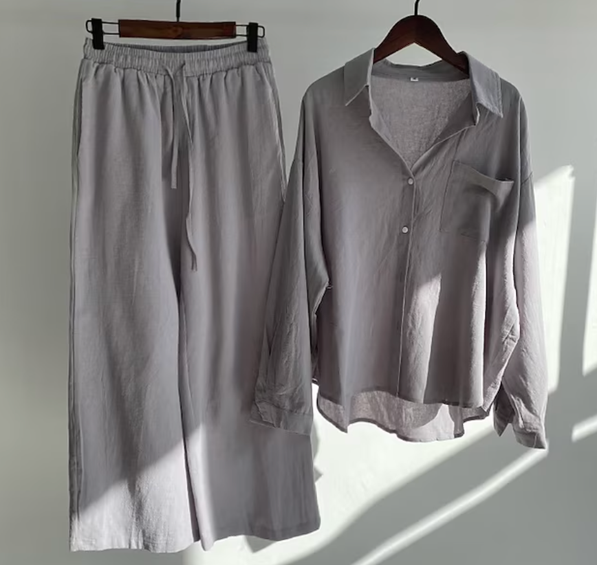 Ensemble D'été Femmes Chic Ajusté 4