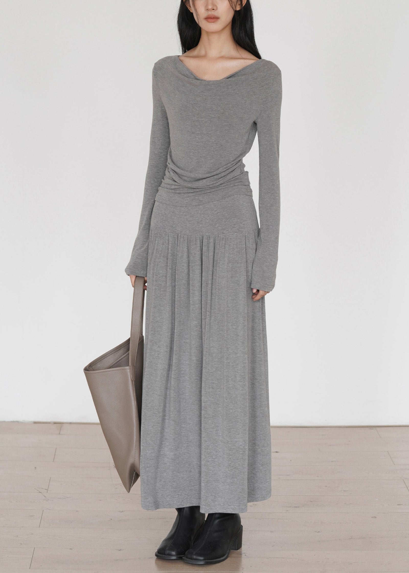 Ensemble Deux Pièces Manches Longues Femme Style Décontracté 1