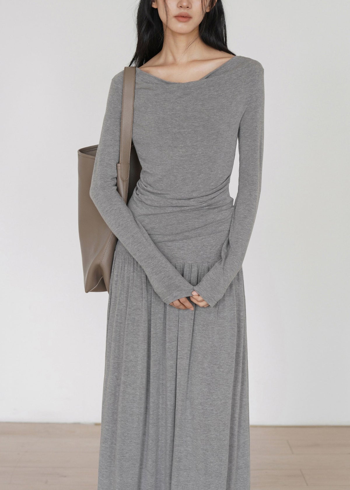 Ensemble Deux Pièces Manches Longues Femme Style Décontracté 3