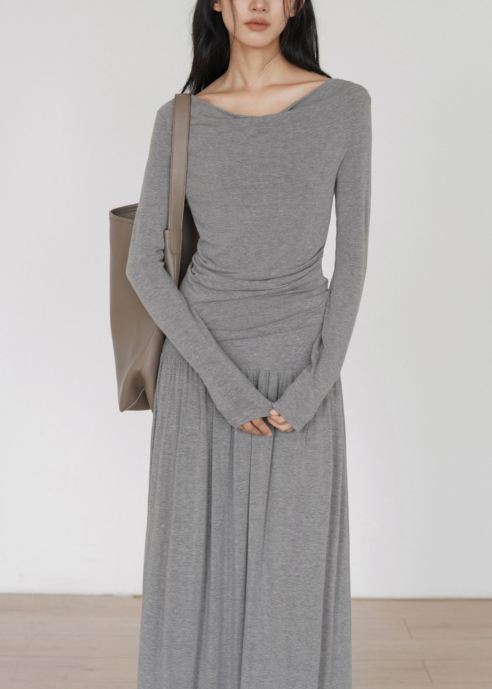 Ensemble Deux Pièces Manches Longues Femme Style Décontracté 3