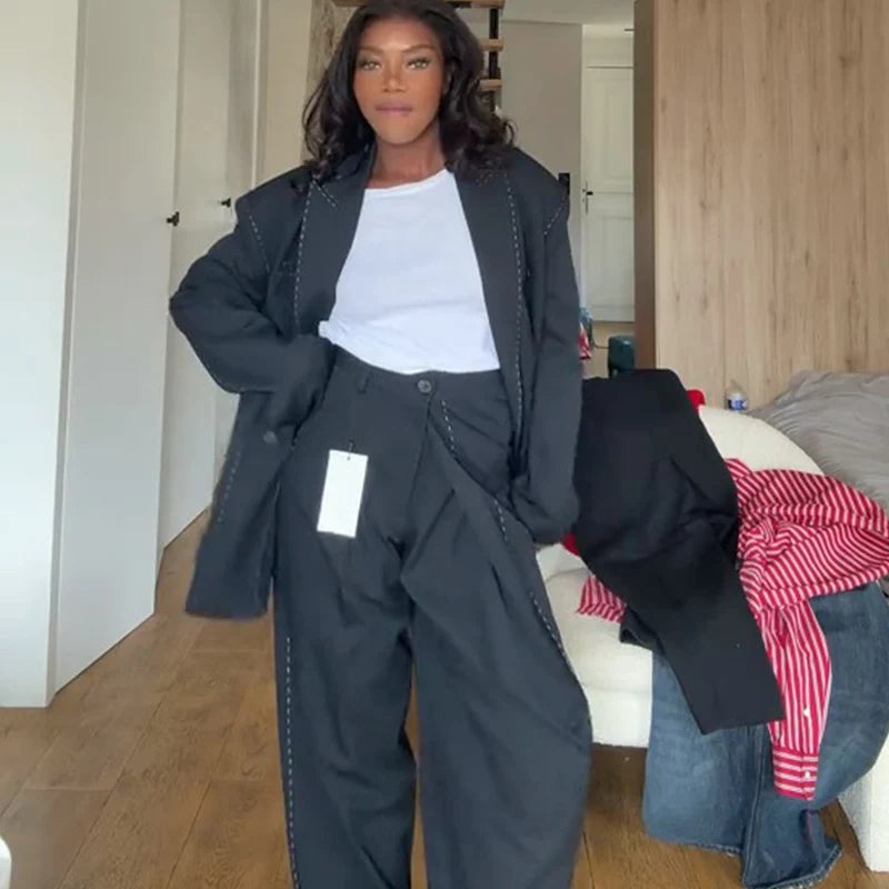 Ensemble Femme Blazer et Pantalon Vintage 7