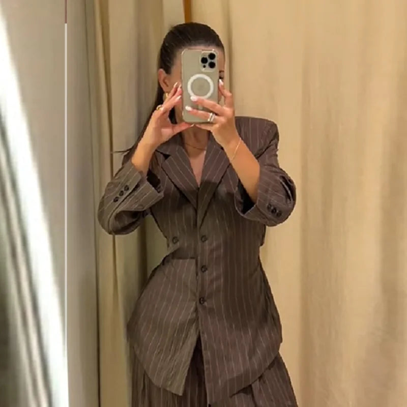 Ensemble Femme Blazer et Pantalon Vintage 8