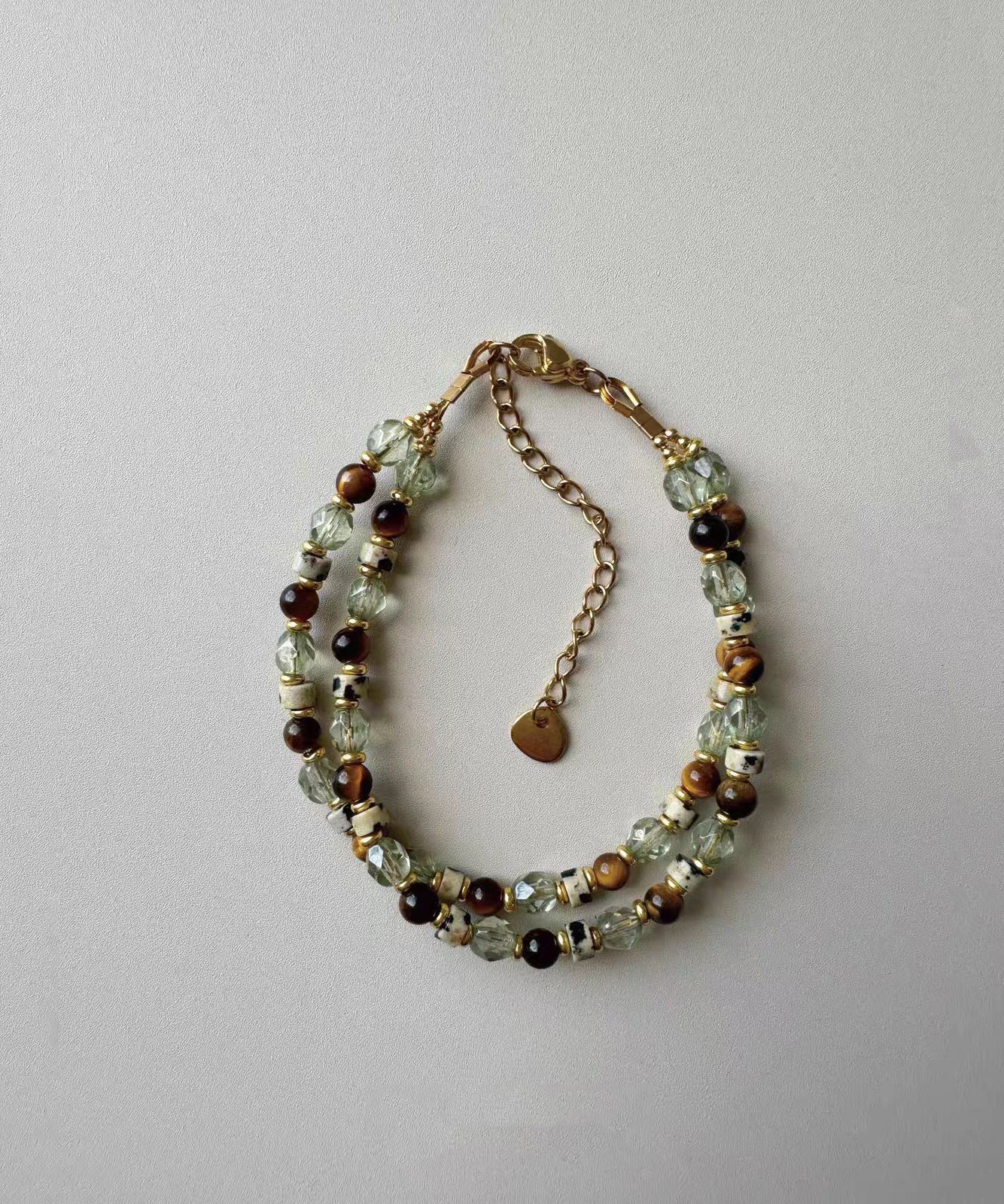 Ensemble Femme Bracelet à Breloques Style Œil de Tigre 4