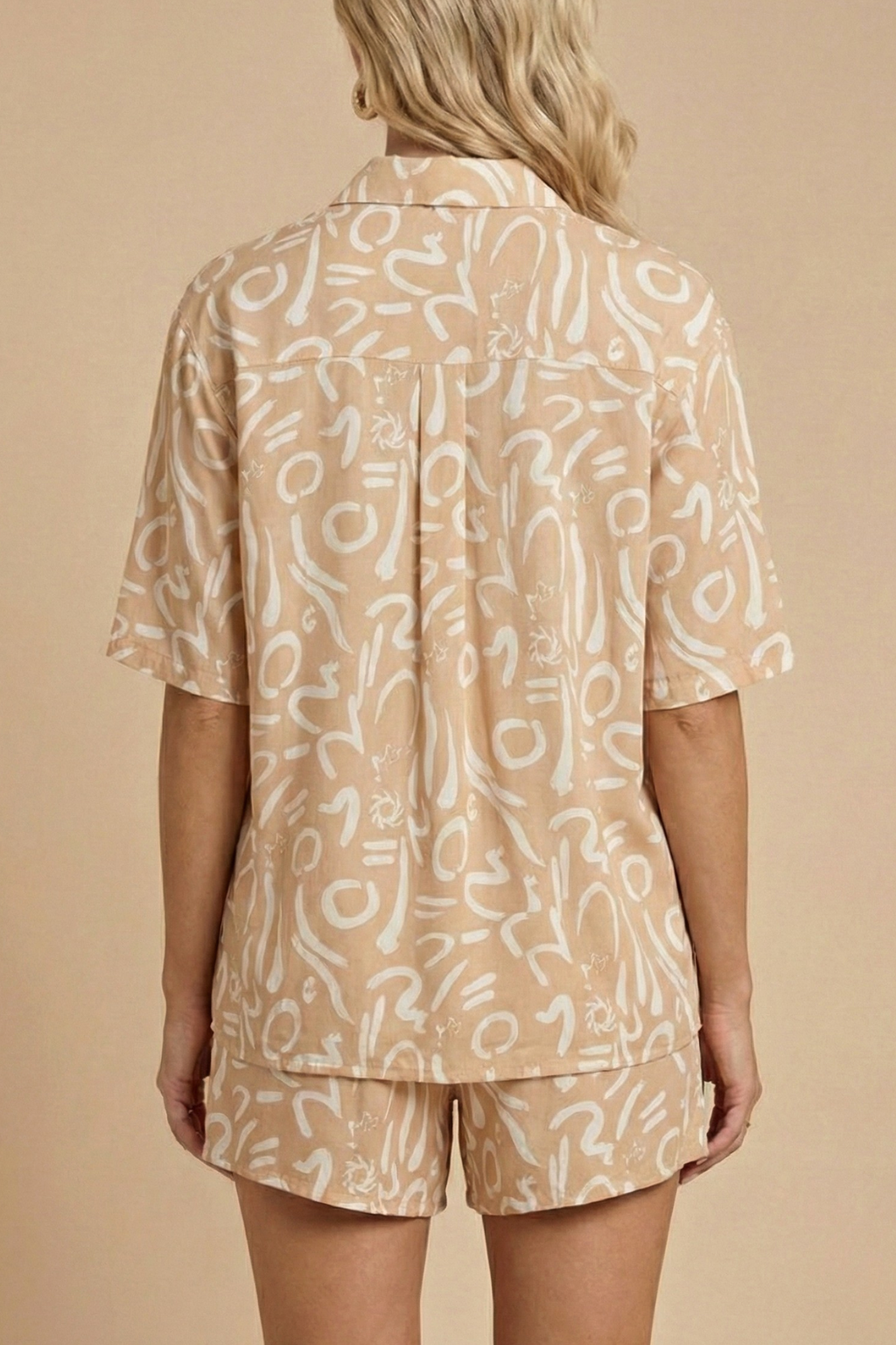 Ensemble Femme Chemise et Short Imprimé 3