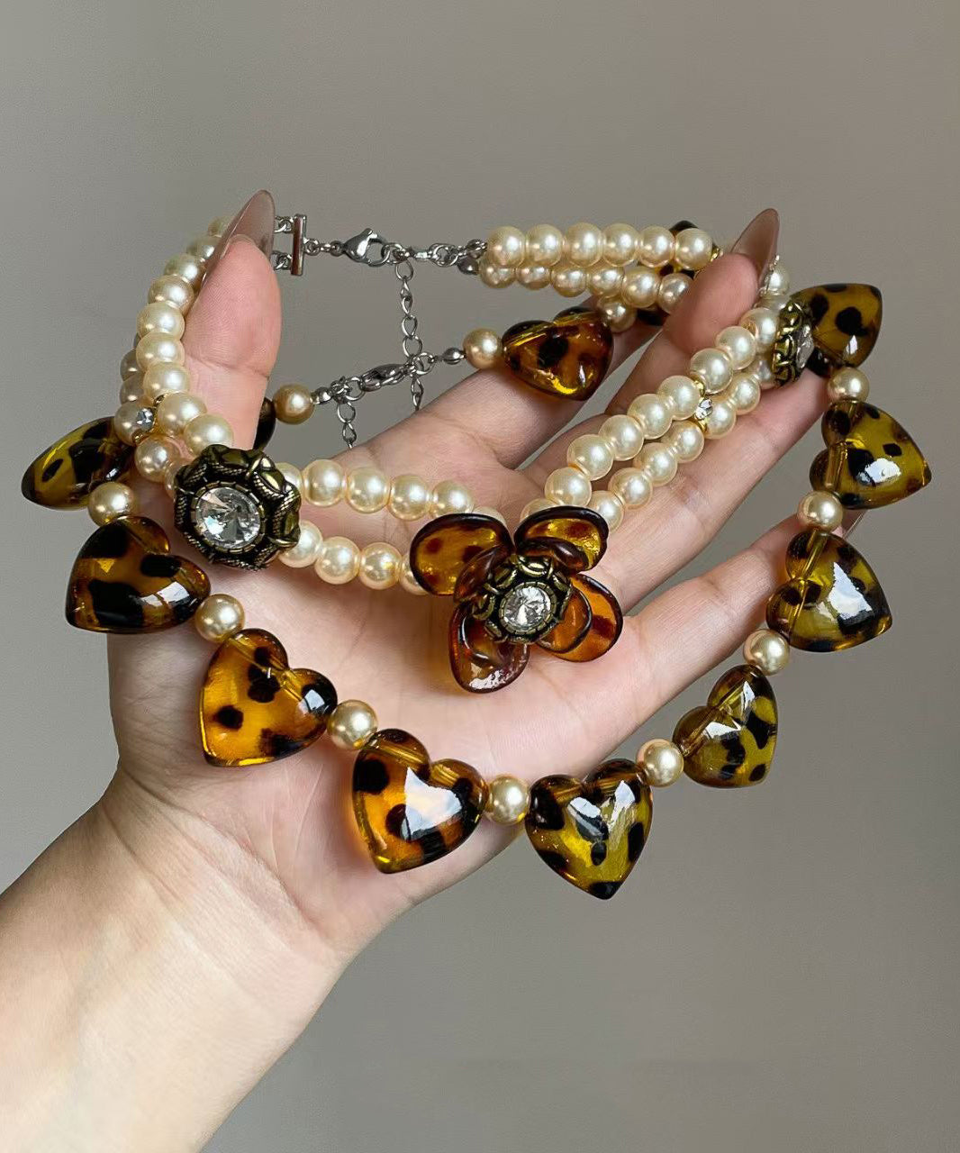 Ensemble Femme Collier Ras du Cou et Bracelet Style Bohème 0