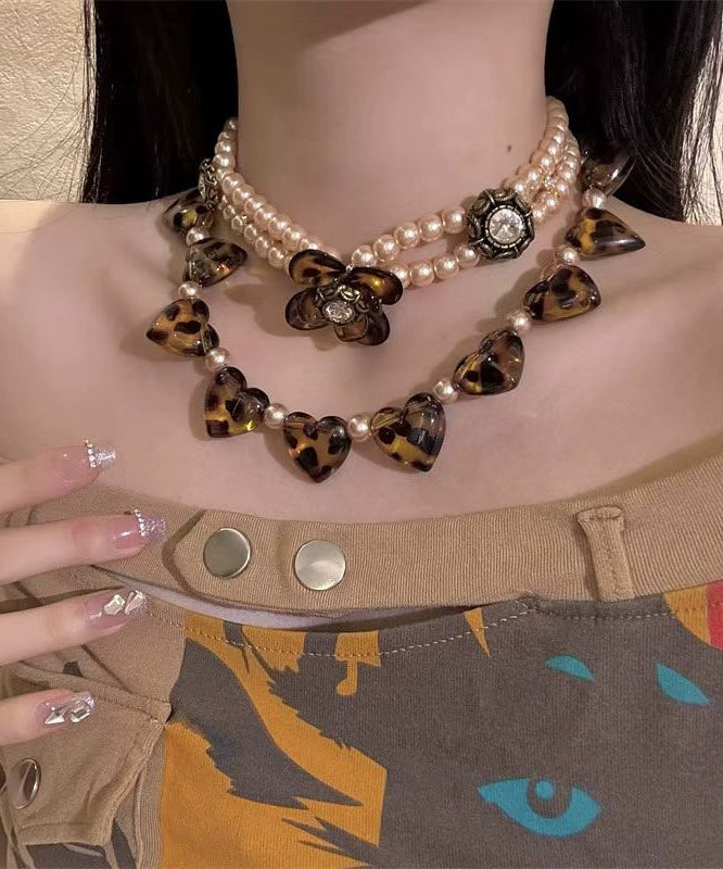 Ensemble Femme Collier Ras du Cou et Bracelet Style Bohème 1