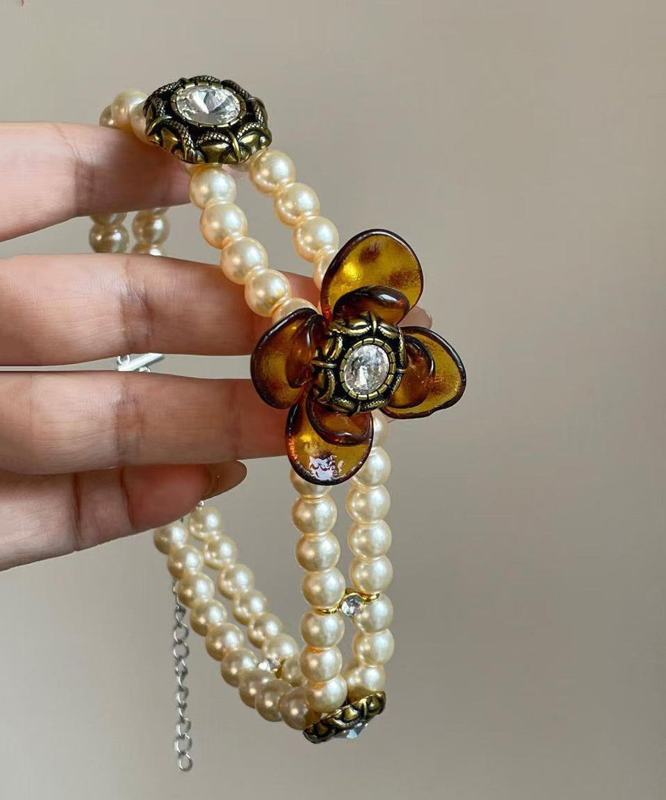 Ensemble Femme Collier Ras du Cou et Bracelet Style Bohème 3