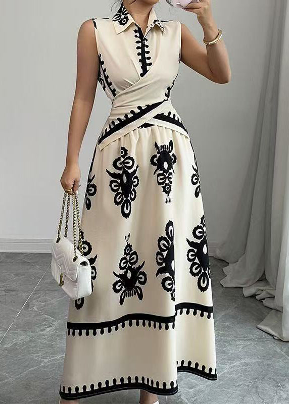 Ensemble Femme Deux Pièces Imprimé Asymétrique Sans Manches 0