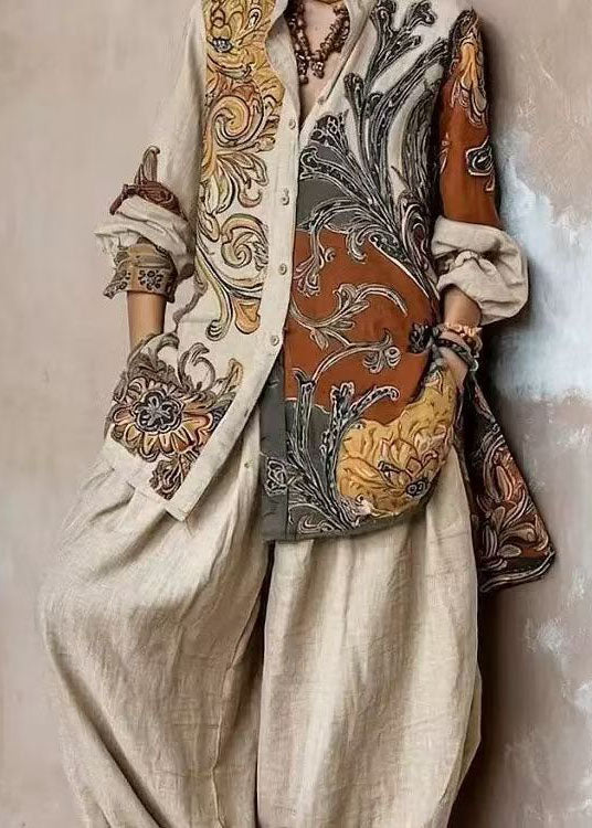 Ensemble Femme Deux Pièces Oversize Col Claudine Manches Longues 2