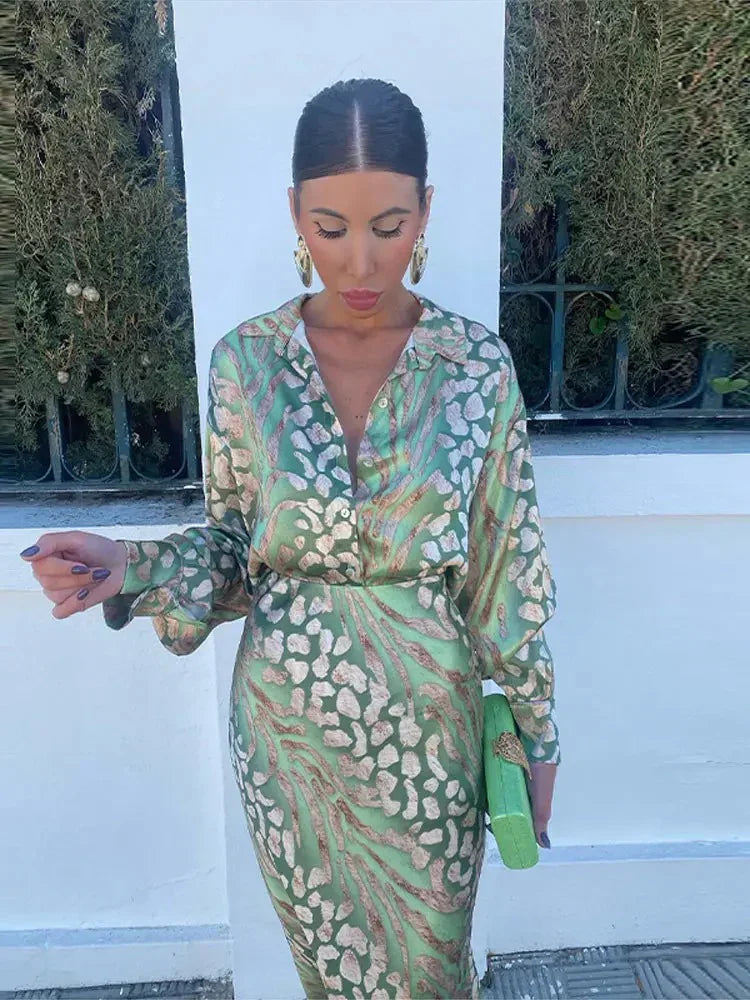 Ensemble Femme Élégant Polyvalent Manches Longues 0