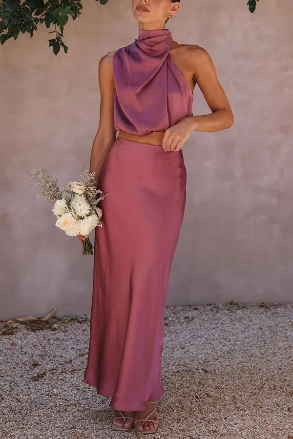 Ensemble Long Femme Chic Drapé 7