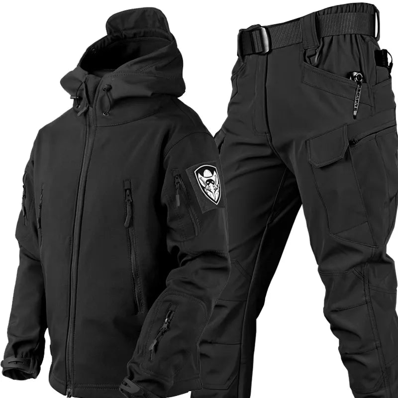 Ensemble Veste et Pantalon d'Extérieur Tactique pour Hommes 0