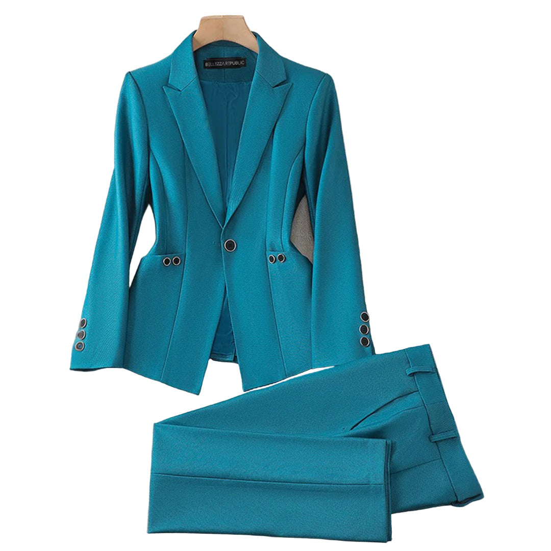 Ensemble d'Automne Blazer et Pantalon pour Femme 0