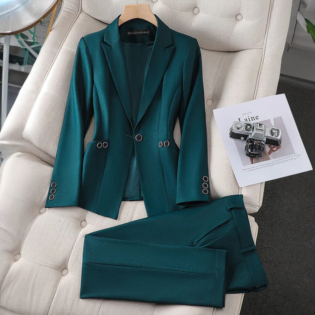 Ensemble d'Automne Blazer et Pantalon pour Femme 5