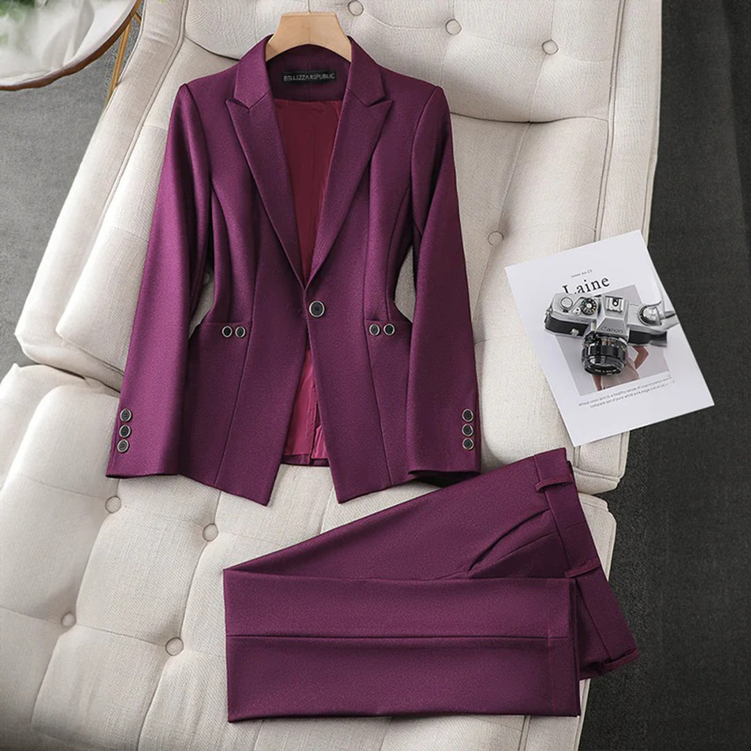 Ensemble d'Automne Blazer et Pantalon pour Femme 7