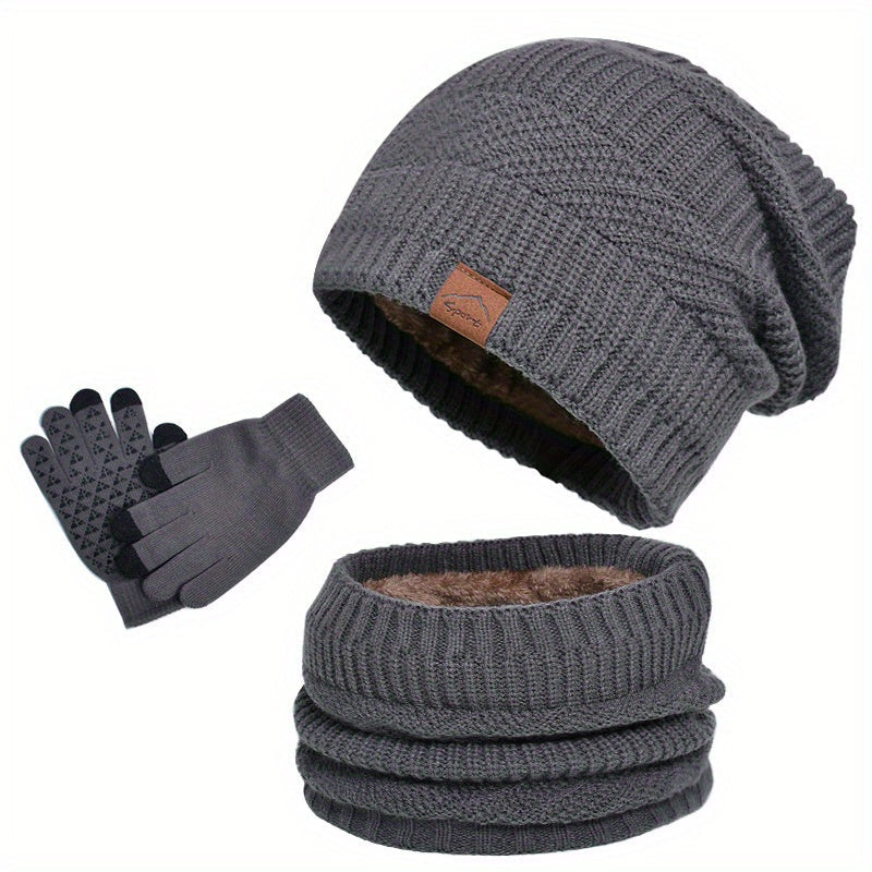 Ensemble d'Hiver 3 Pièces Décontracté pour Homme 2