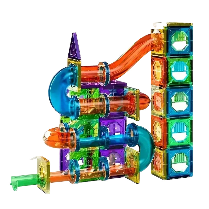 Ensemble de Blocs de Construction Magnétiques Éducatifs 0