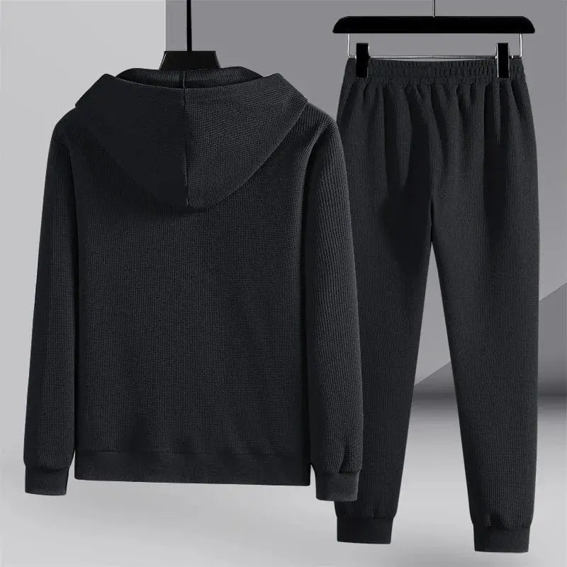 Ensemble de Loungewear Tricoté à Gaufres pour Femmes 3
