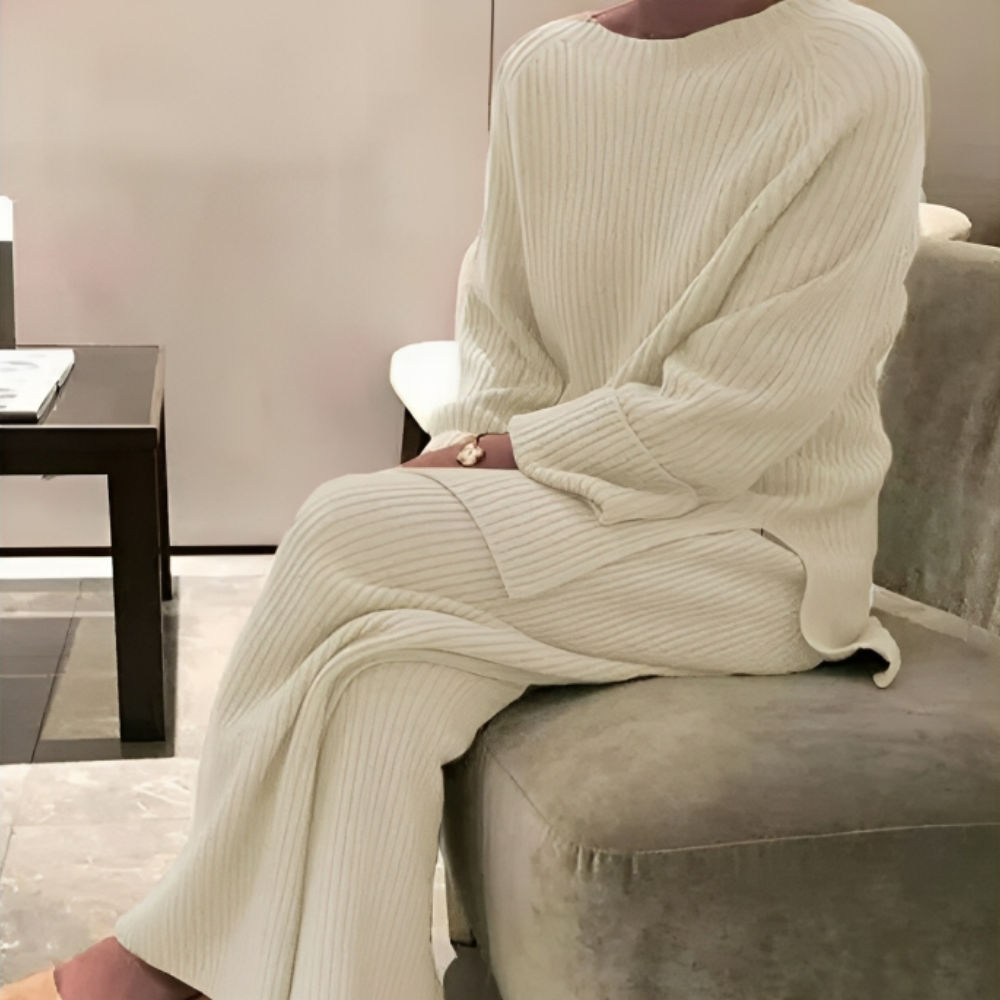 Ensemble de Loungewear en Velours pour Femmes Décontracté 1
