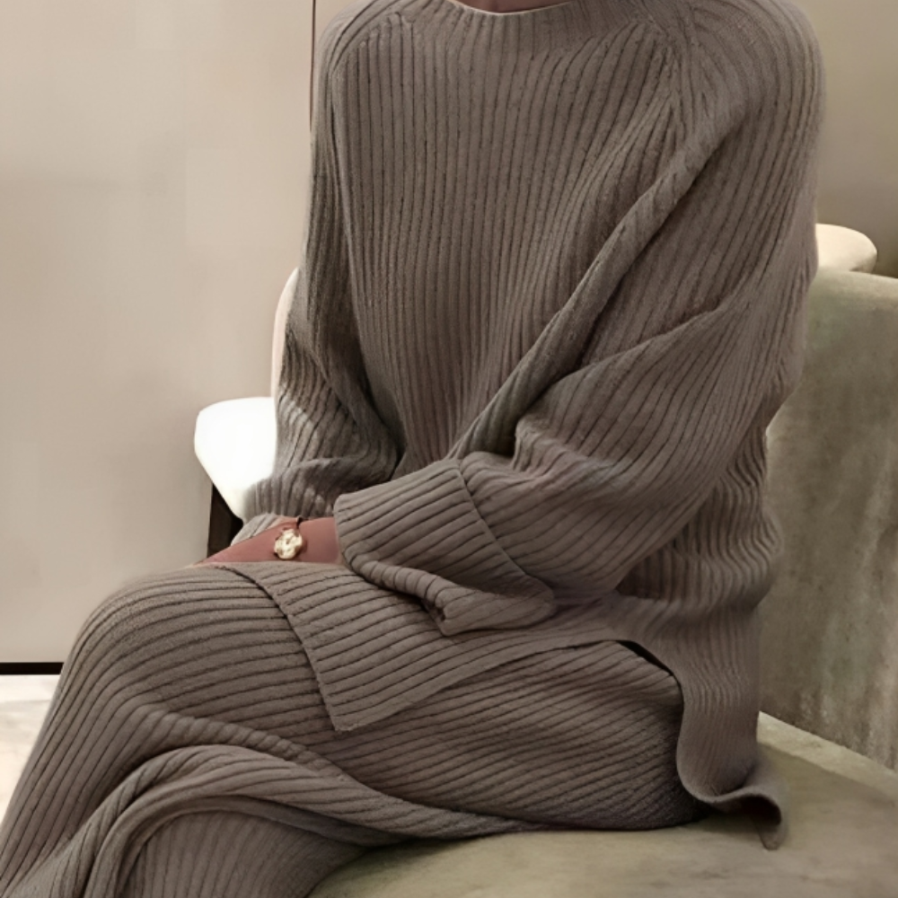 Ensemble de Loungewear en Velours pour Femmes Décontracté 3