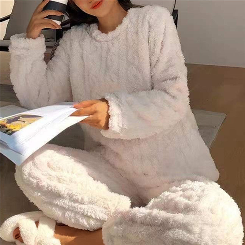 Ensemble de Pyjama en Fleece pour Femme Confortable 4