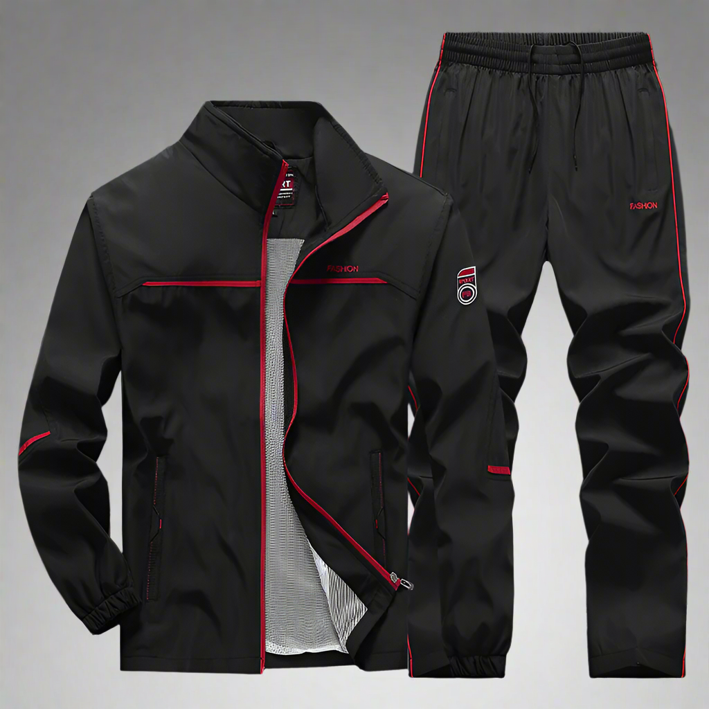 Ensemble de Sport pour Hommes Moderne en Tissu Mélangé Doux 3