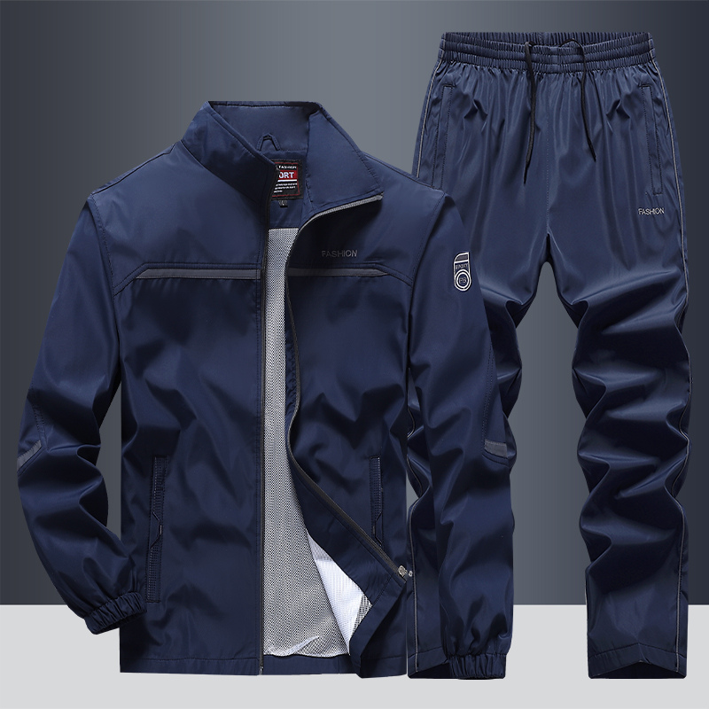 Ensemble de Sport pour Hommes Moderne en Tissu Mélangé Doux 6