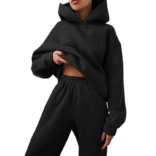Ensemble de Vêtements pour Femmes avec Doublure en Fleece 0