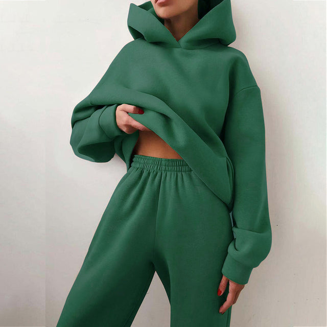 Ensemble de Vêtements pour Femmes avec Doublure en Fleece 3