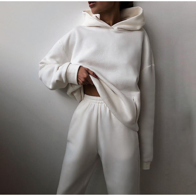 Ensemble de Vêtements pour Femmes avec Doublure en Fleece 4