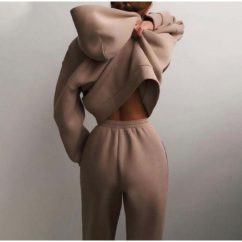 Ensemble de Vêtements pour Femmes avec Doublure en Fleece 6