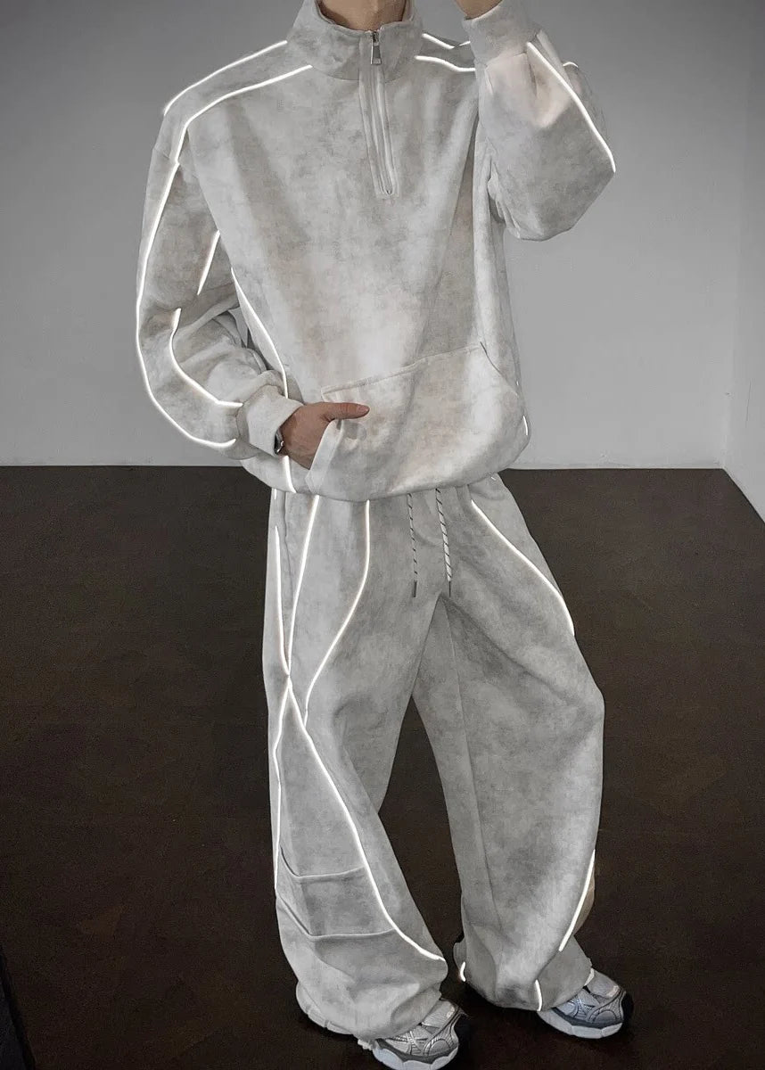 Ensemble homme oversize deux pièces tie-dye 0