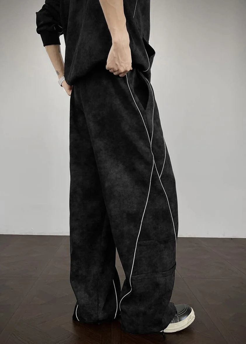 Ensemble homme oversize deux pièces tie-dye 4