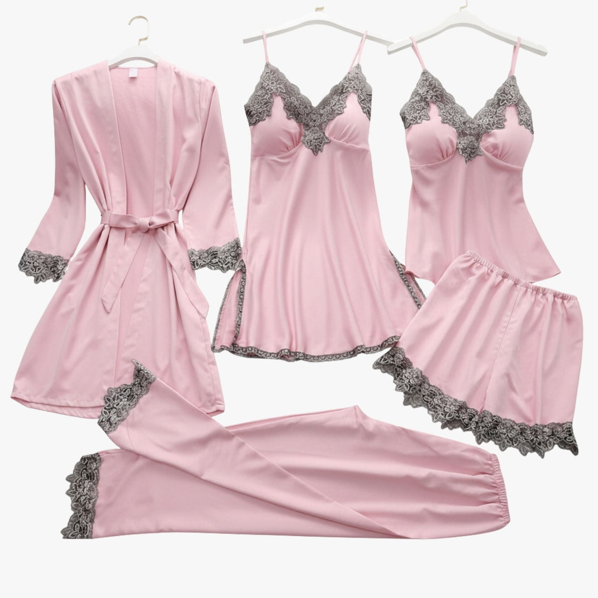 Ensemble pyjama style soie douce 0