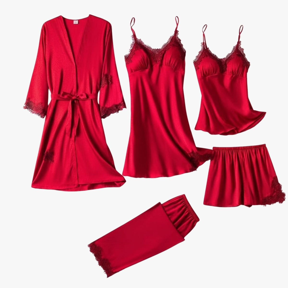 Ensemble pyjama style soie douce 11