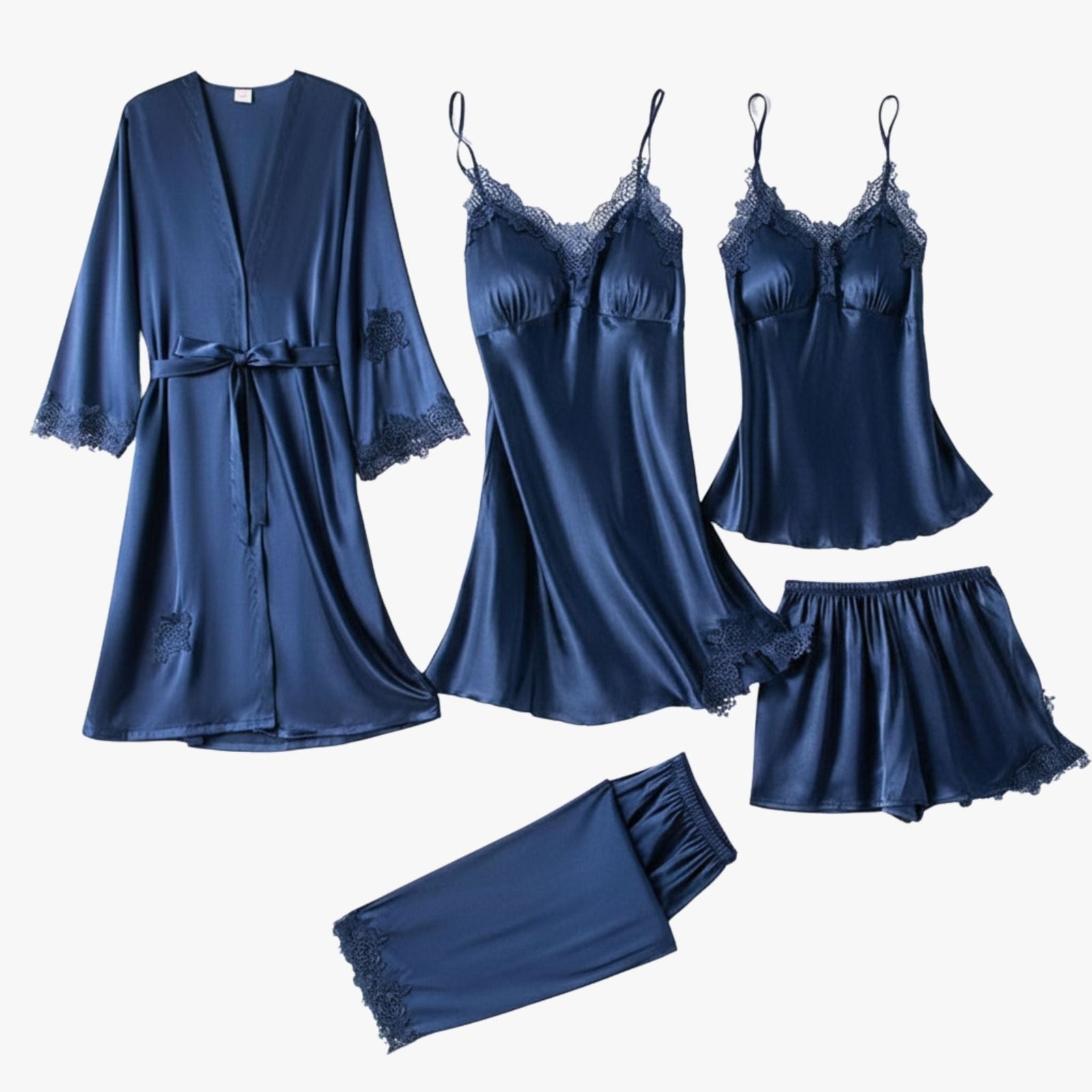 Ensemble pyjama style soie douce 12