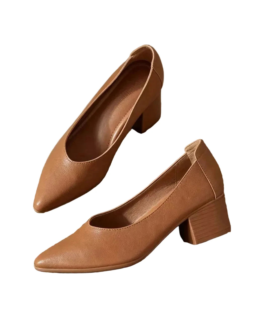 Escarpins Femme Chic et Confortable à Bout Pointu Talon Compensé Bas 0