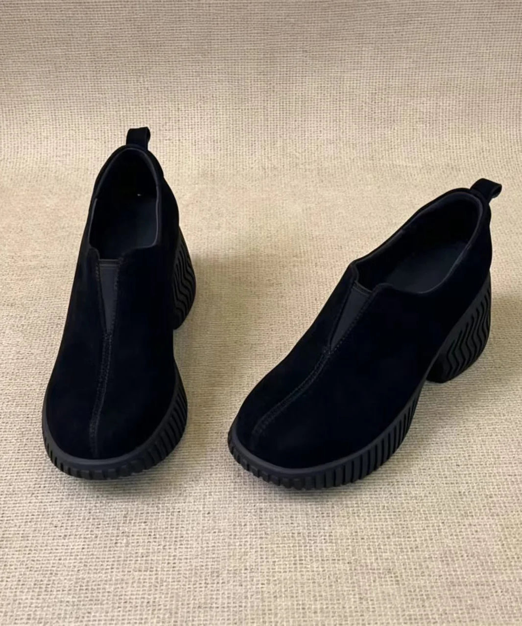 Escarpins Femme Style Vintage à Talons Épais 2