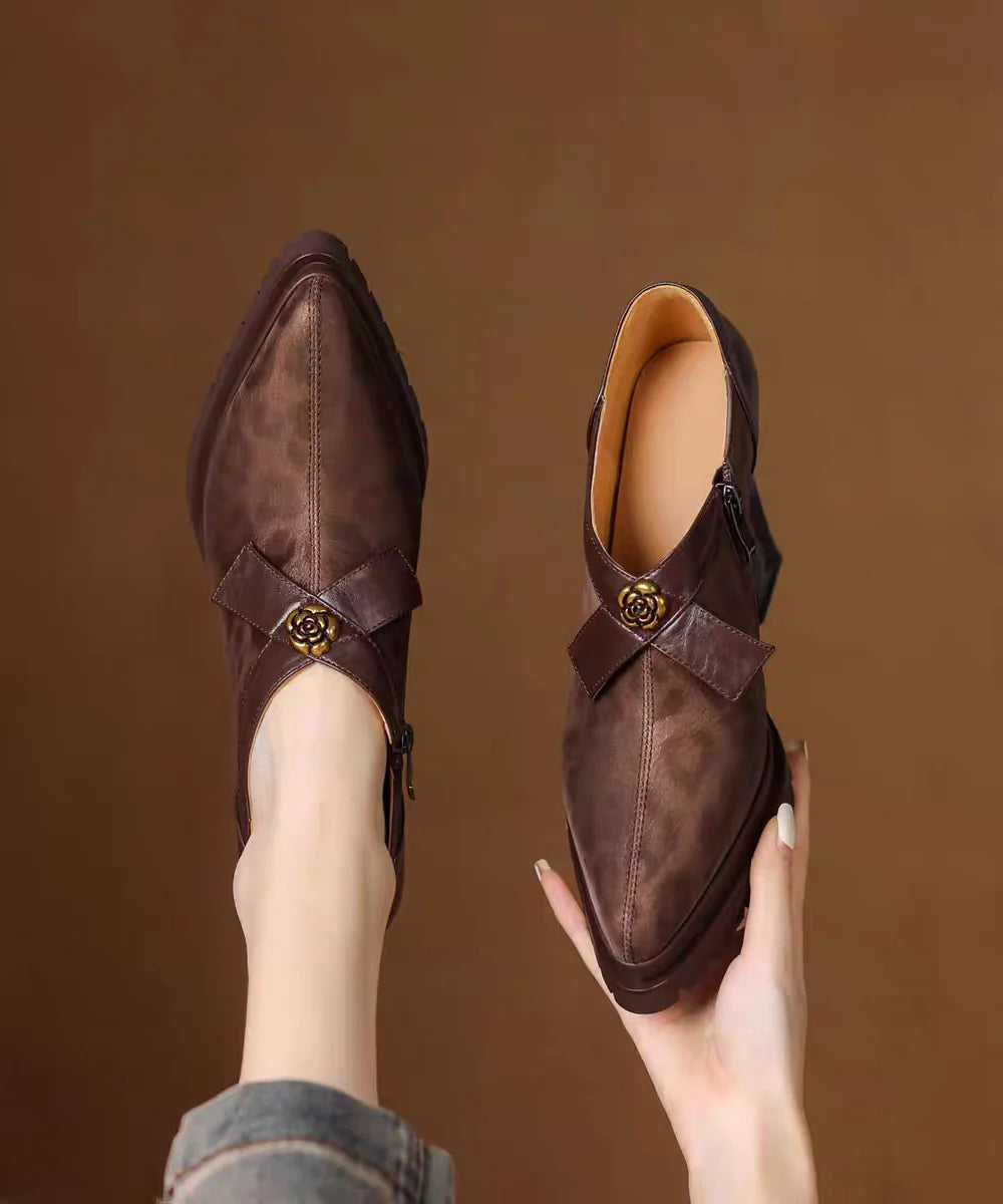 Escarpins à plateforme pour femme style léopard à talons épais 2