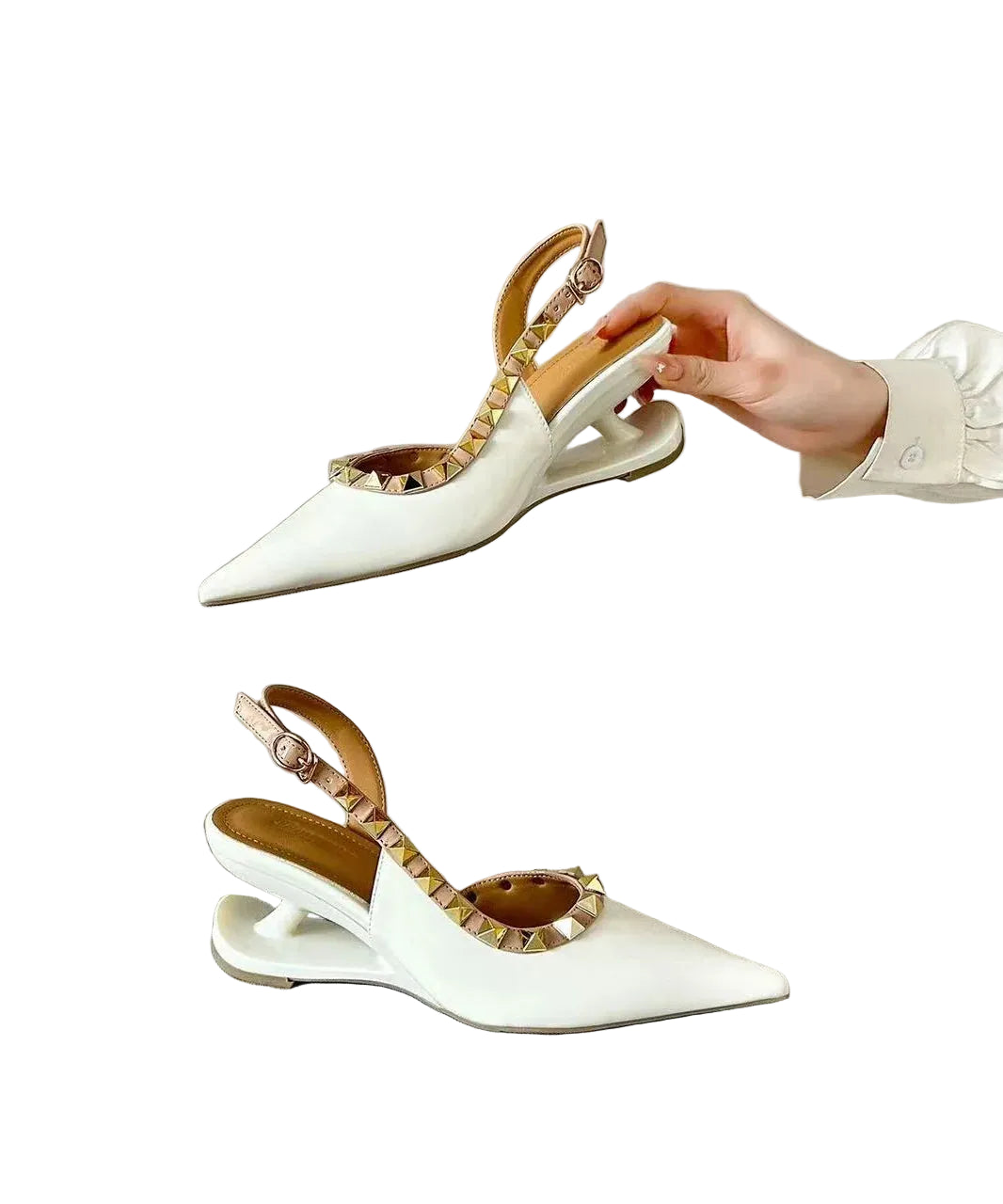 Femmes Escarpins Talons Compensés Bout Pointu 0