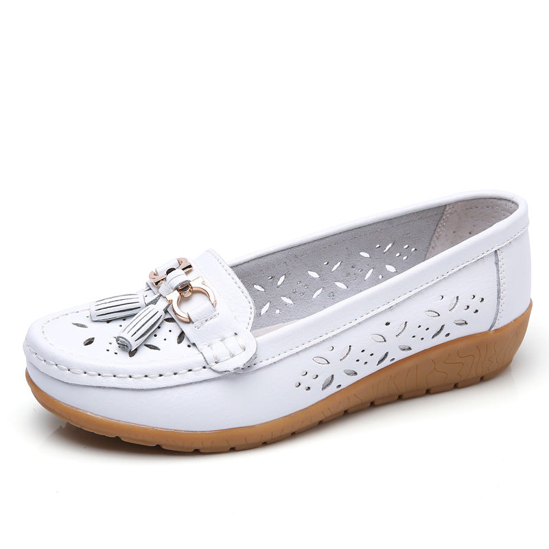 Femmes Mocassins à Pois Chic 0