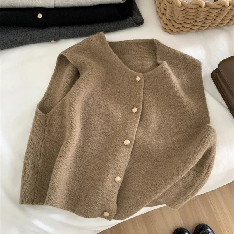 Gilet Décontracté Boutonné pour Femmes 3